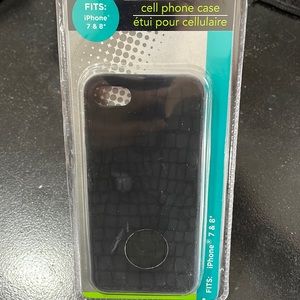 ⚜️IPhone 7/8/SE Black Silicone Phone Case! NWT!